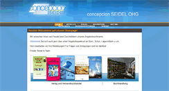 Desktop Screenshot of concepcion.de